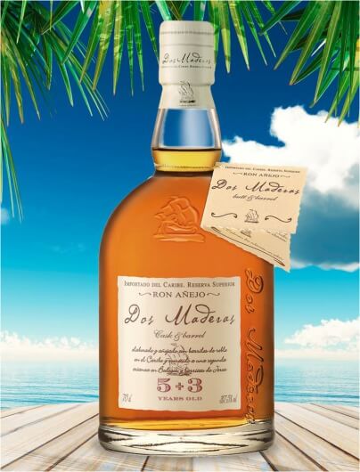 RON DOS MADERAS, EMBARCADERO DE MADERA, CIELO AZUL